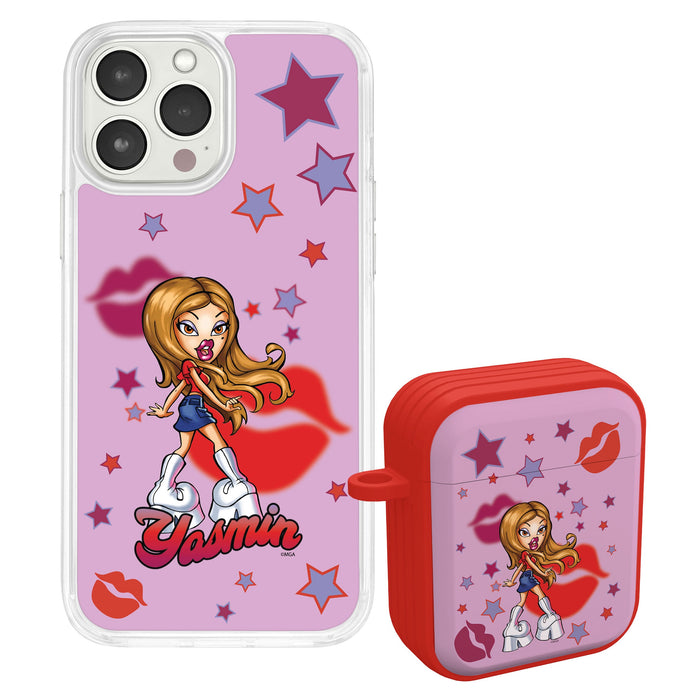 Bratz® Passion For Fashion HD Apple iPhone 15 Mag-Safe Phone Case and AirPods Gen 1 & 2 Combo Package by Affinity Bands
