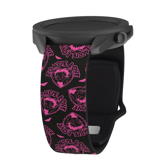 Betty Boop Zombie Love HD Watchband for Samsung, Garmin, Fossil, and More by Affinity Bands