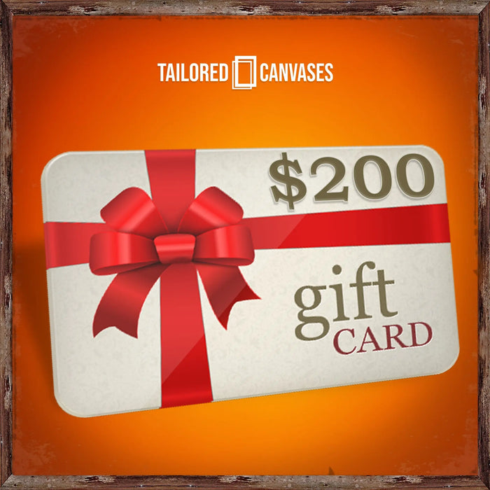 $200 Gift Card by Tailored Canvases