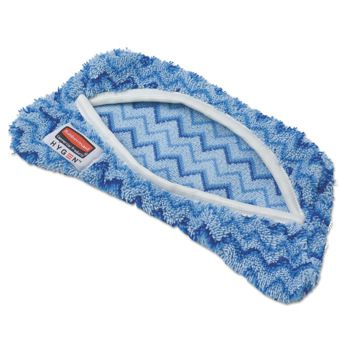 Rubbermaid HYGEN Flexi Frame Damp Mop Covers, Microfiber, Blue, 8 x 8