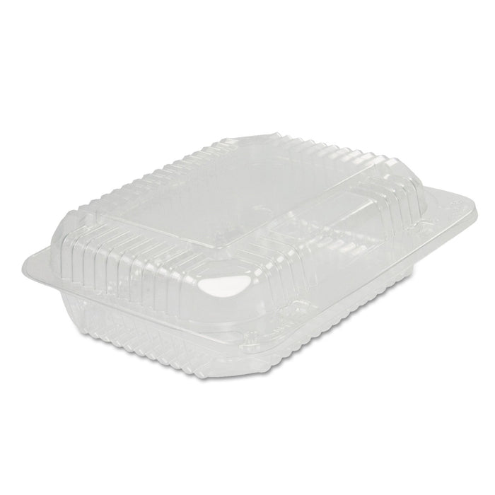 Dart StayLock Clear Hinged Lid Containers, 6 x 7 x 2.1, Clear, Plastic, 125/Packs, 2 Packs/Carton