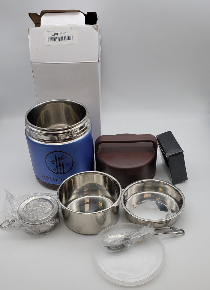 Vacuum Insulated Lunch Box Food Carrier Bento Box Thermal Insulating Stainless by Vanessa Jane