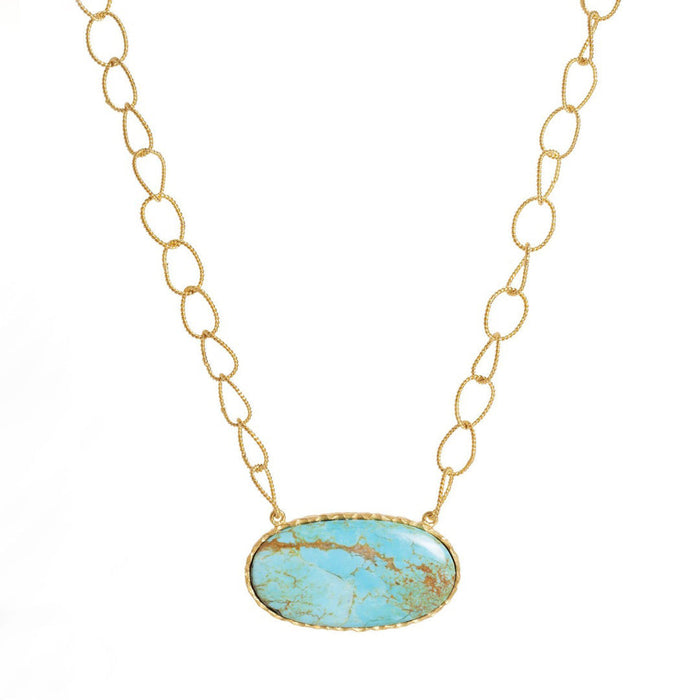 Simple Necklace - Turquoise by Christina Greene