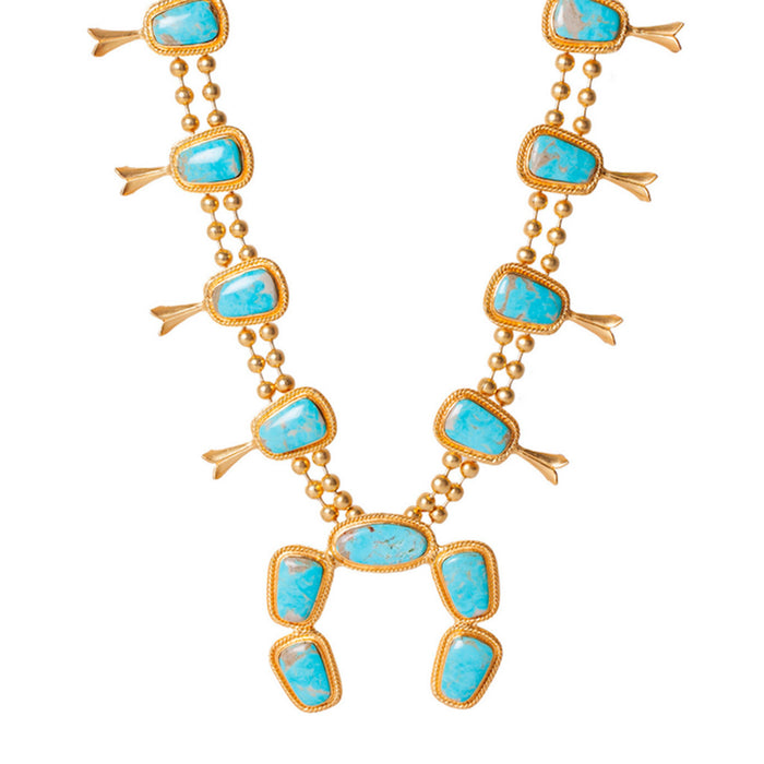 Squash Blossom Necklace by Christina Greene