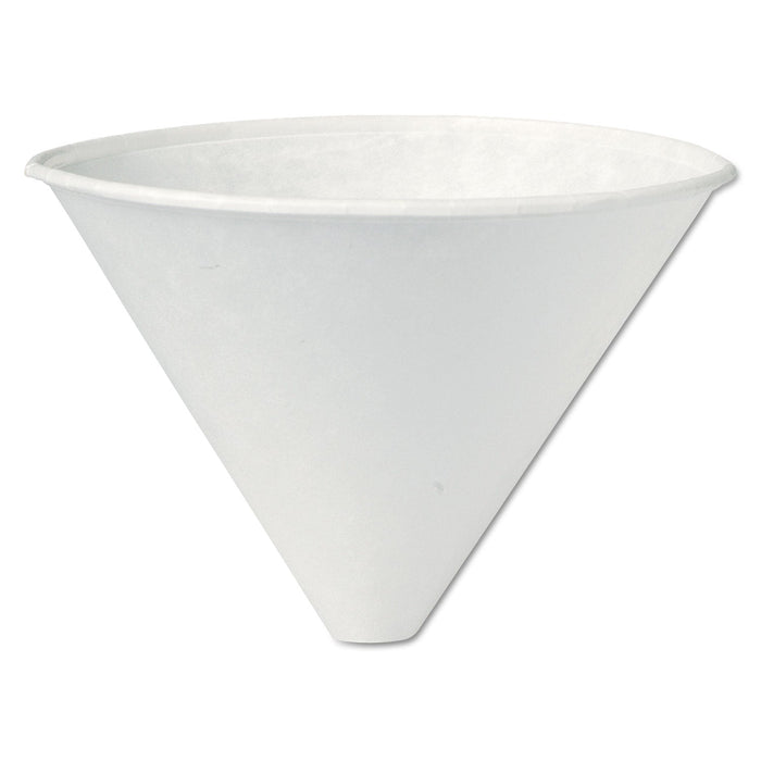 Dart Funnel-Shaped Medical and Dental Cups, Treated Paper, 6 oz, 250/Bag, 10/Carton