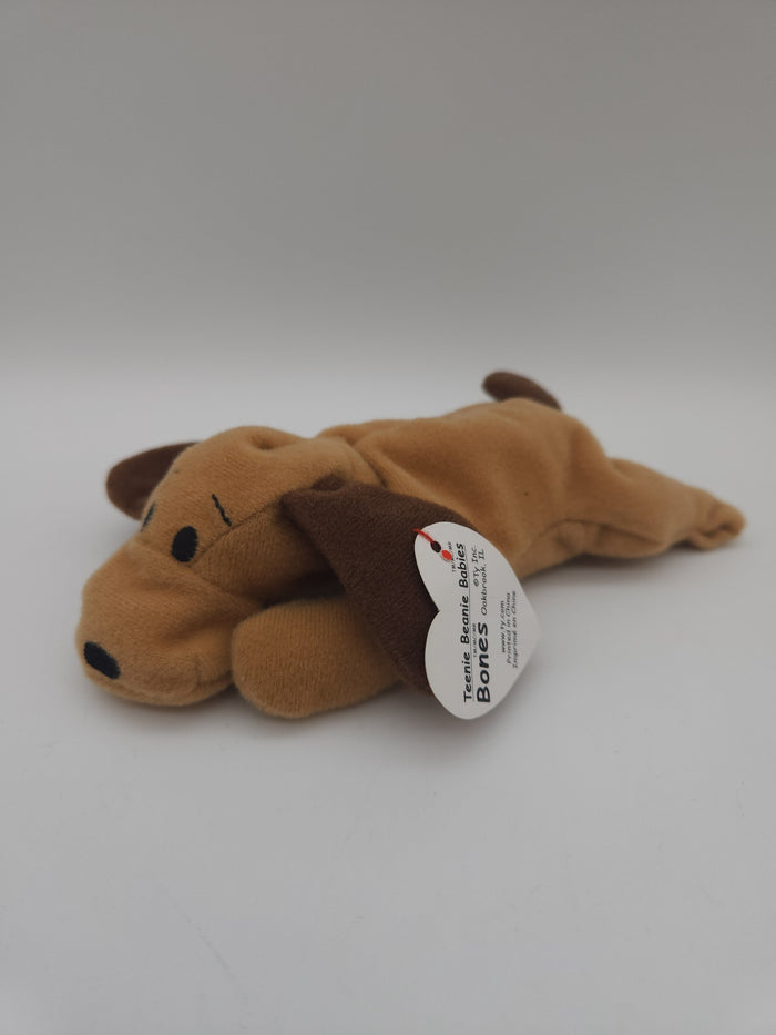 Ty Teenie Beanie Baby Bones The Dog 1993 Collectible RARE STAMP by Vanessa Jane