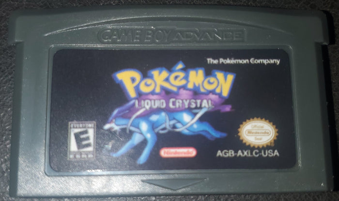 Pokemon Liquid Crystal GBA ROM Hack Video Game Custom Gameboy Advance by VintageVideoGameStore