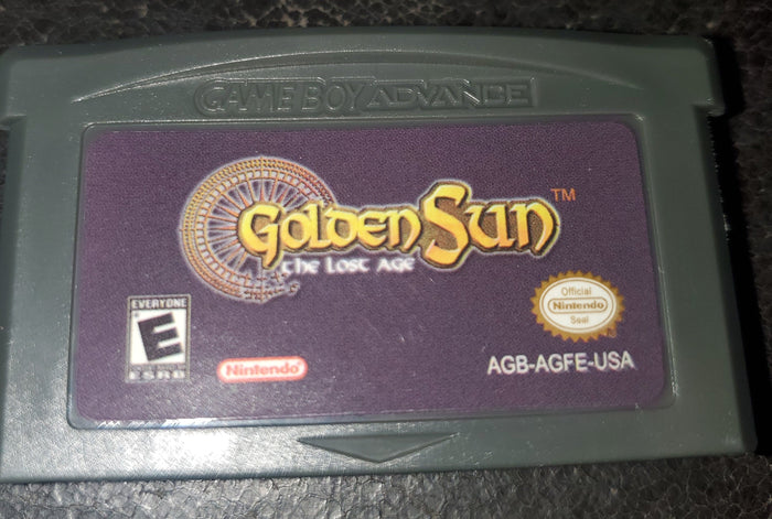 Golden Sun The Lost Age GBA Video Game Cartridge Game Boy Advance 2003 by VintageVideoGameStore