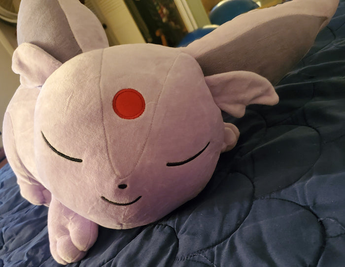 Pokemon Center Espeon Sleeper Plush Eeveelutions Plush Rare Authentic by VintageVideoGameStore