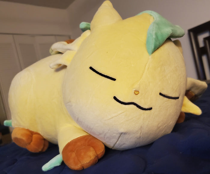 Pokemon Center Leafeon Sleeper Plush Eeveelutions Plush Rare Authentic by VintageVideoGameStore