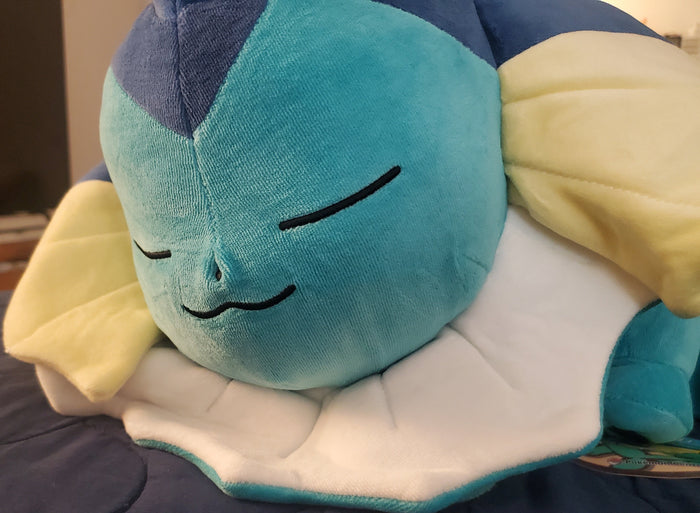 Pokemon Center Vaporeon Sleeper Plush Eeveelutions Plush Rare Authentic by VintageVideoGameStore