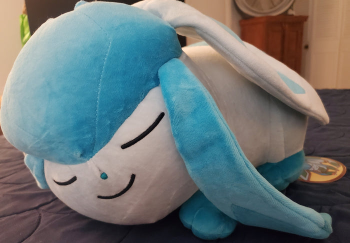 Pokemon Center Glaceon Sleeper Plush Eeveelutions Plush Rare Authentic by VintageVideoGameStore