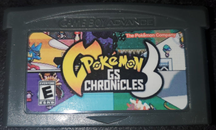 Pokemon GS Chronicles GBA ROM Hack Video Game Boy Advance V 2.7.1 by VintageVideoGameStore
