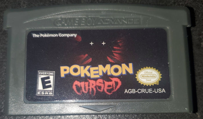 Pokemon Cursed GBA ROM Hack Video Game Custom Gameboy Advance by VintageVideoGameStore