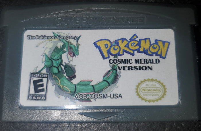 Pokemon Cosmic Emerald GBA ROM Hack Video Game Custom Gameboy Advance by VintageVideoGameStore