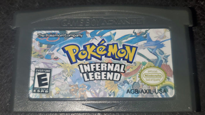Pokemon Infernal Legends GBA ROM Hack Video Game Gameboy Advance by VintageVideoGameStore