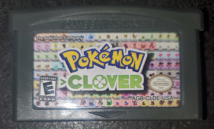 Pokemon Clover GBA ROM Hack Video Game V 1.3.3 Custom Gameboy Advance by VintageVideoGameStore