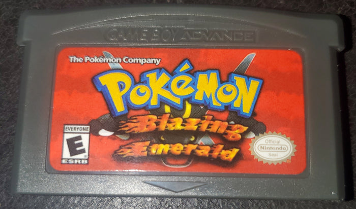 Pokemon Blazing Emerald GBA ROM Hack Video Game Custom Gameboy Advance by VintageVideoGameStore