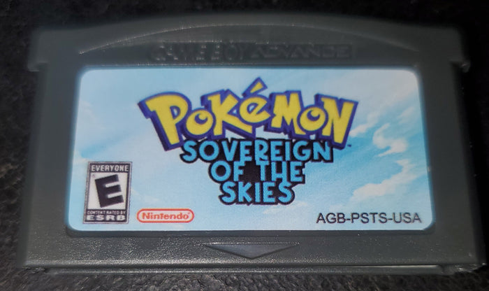 Pokemon Sovereign of the Skies GBA ROM Hack Video Game Gameboy Advance by VintageVideoGameStore