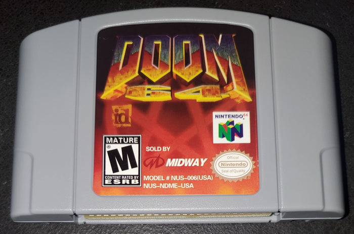 Doom 64 Nintendo 64 N64 Video Game Cartridge 1997 by VintageVideoGameStore