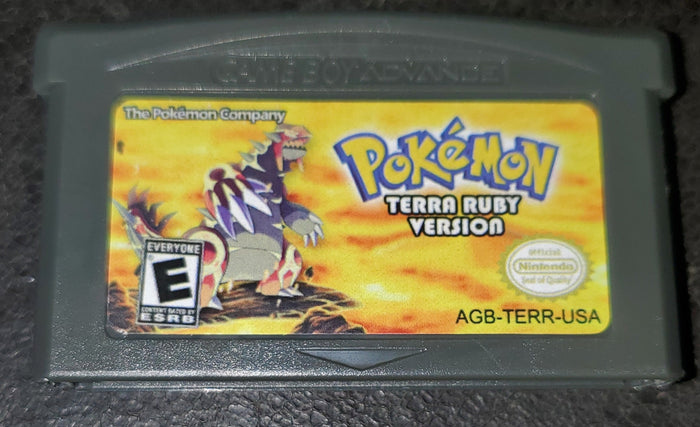 Pokemon Terra Ruby GBA ROM Hack Video Game Custom Gameboy Advance by VintageVideoGameStore
