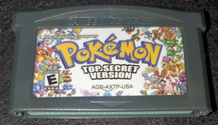 Pokemon Top Secret GBA ROM Hack Video Game Custom Gameboy Advance by VintageVideoGameStore