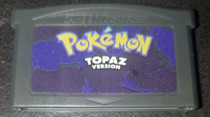 Pokemon Topaz GBA ROM Hack Video Game Custom Gameboy Advance by VintageVideoGameStore