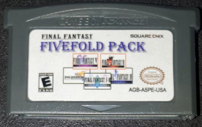 Final Fantasy 5 in 1 Fivefold Pack Video Game Cartridge GBA Game Boy Advance by VintageVideoGameStore