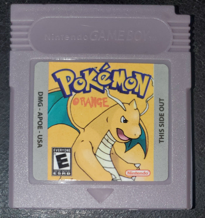 Pokemon Orange GBC ROM Hack Video Game Custom Gameboy Color by VintageVideoGameStore