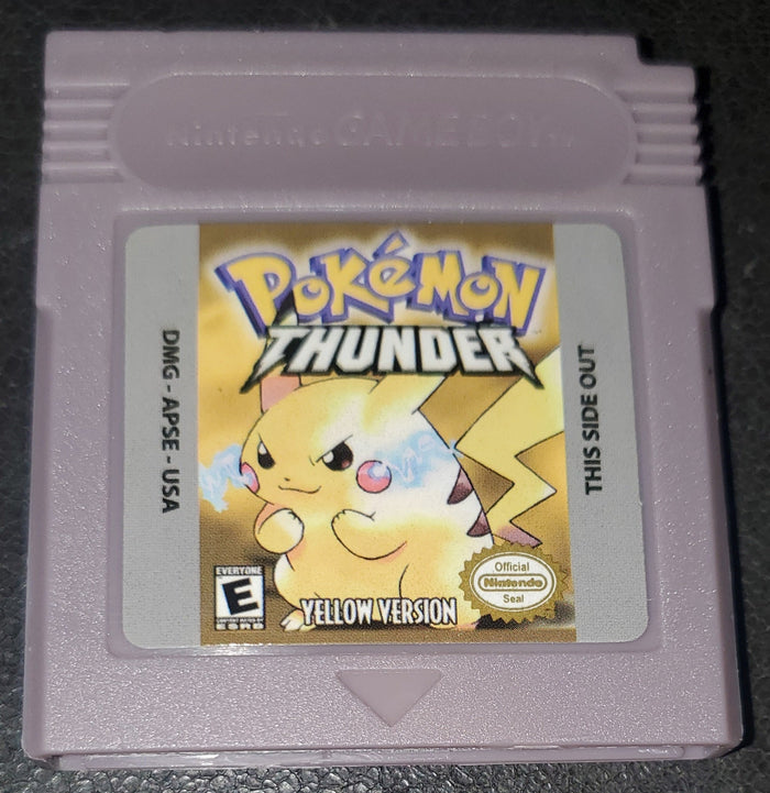 Pokemon Thunder GBC ROM Hack Video Game Custom Gameboy Color by VintageVideoGameStore