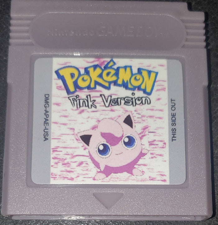 Pokemon Pink GBC ROM Hack Video Game Custom Gameboy Color by VintageVideoGameStore