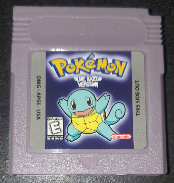Pokemon Blue Kaizo GBC ROM Hack Video Game Custom Gameboy Color by VintageVideoGameStore