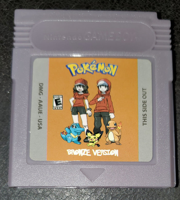 Pokemon Bronze GBC ROM Hack Video Game Custom Gameboy Color by VintageVideoGameStore