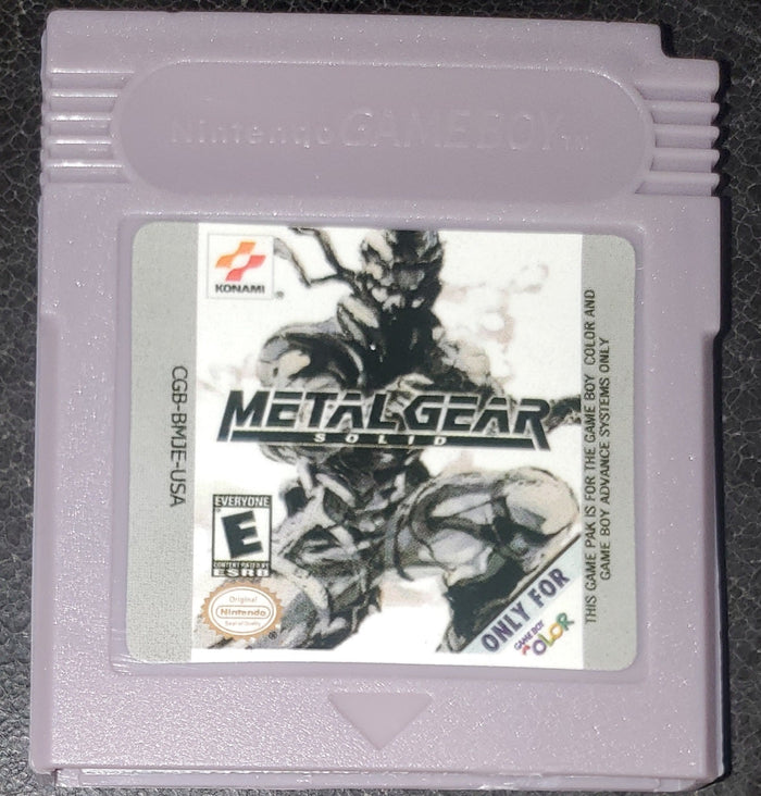 Metal Gear Solid GBC Video Game Catridge Gameboy Color 2000 by VintageVideoGameStore