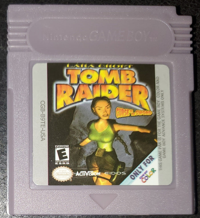 Tomb Raider Curse of the Sword GBC Video Game Boy Color 2001 by VintageVideoGameStore