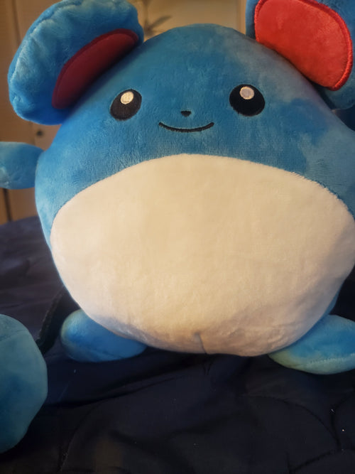 Pokemon Marril Plush Soft Stuffed Doll Toys Cute 10 Inch Kids by VintageVideoGameStore