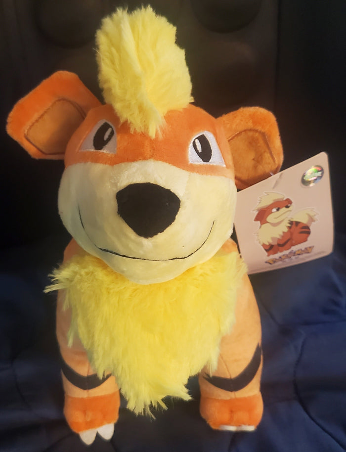 Pokemon Growlithe Plush Soft Stuffed Doll Toys Cute 28 CM Kids by VintageVideoGameStore