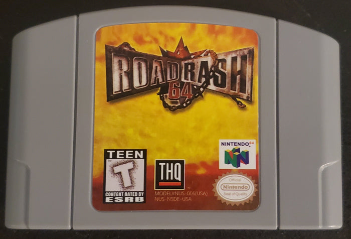 Road Rash 64 Nintendo 64 N64 Video Game Cartridge 1999 by VintageVideoGameStore