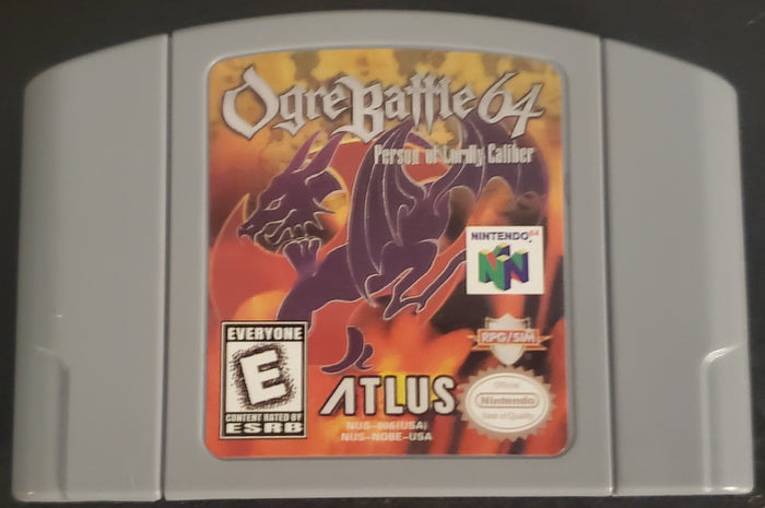 Ogre Battle 64 N64 Nintendo 64 Video Game Cartridge 2000 by VintageVideoGameStore