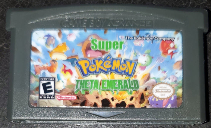 Pokemon Super Theta Emerald GBA ROM Hack Video Game Gameboy Advance by VintageVideoGameStore
