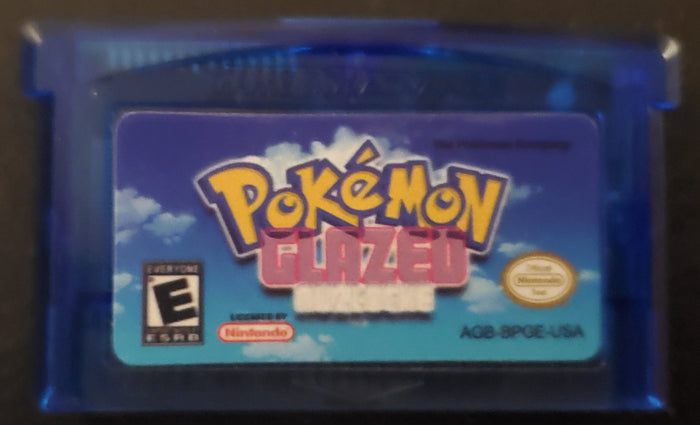 Pokemon Glazed GBA ROM Hack Video Game Custom Gameboy Advance by VintageVideoGameStore