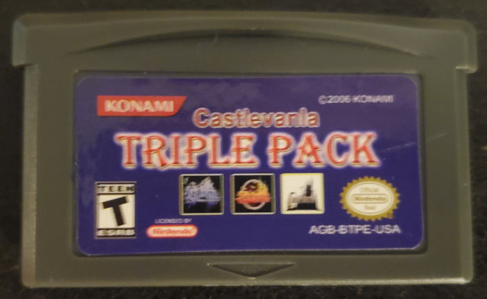 Castlevania Triple Pack Advance GBA Game Cartridge Boy Advance 3 in 1 by VintageVideoGameStore