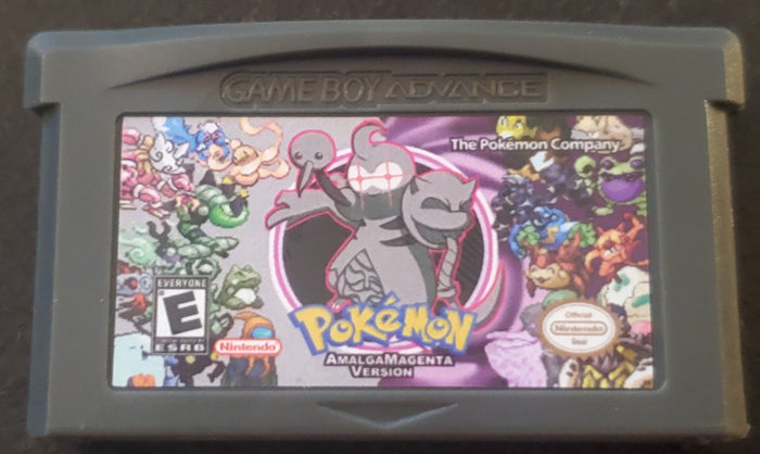 Pokemon Amalga Magenta GBA Custom Pokemon ROM Hack Video Game Boy Advance by VintageVideoGameStore