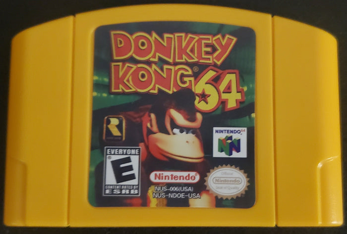 Donkey Kong 64 N64 Nintendo 64 Video Game Cartridge 1999 by VintageVideoGameStore