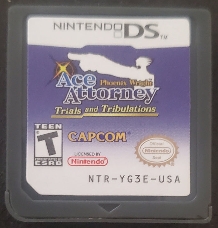 Phoenix Wright Ace Attorney Trials & Tribulations Game Nintendo DS NDS by VintageVideoGameStore