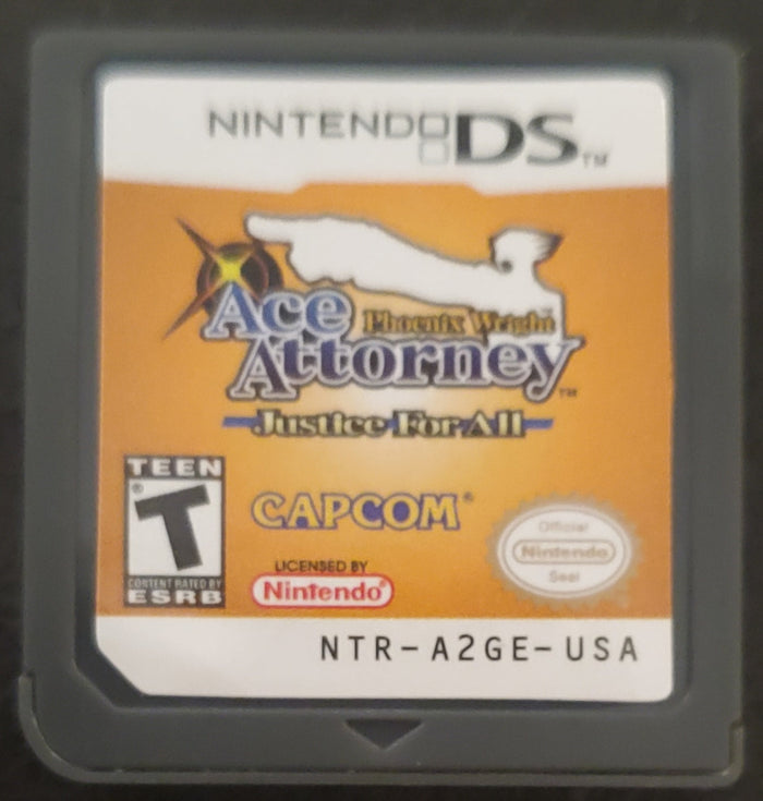 Phoenix Wright Ace Attorney Justice for All NDS Video Game Nintendo DS by VintageVideoGameStore