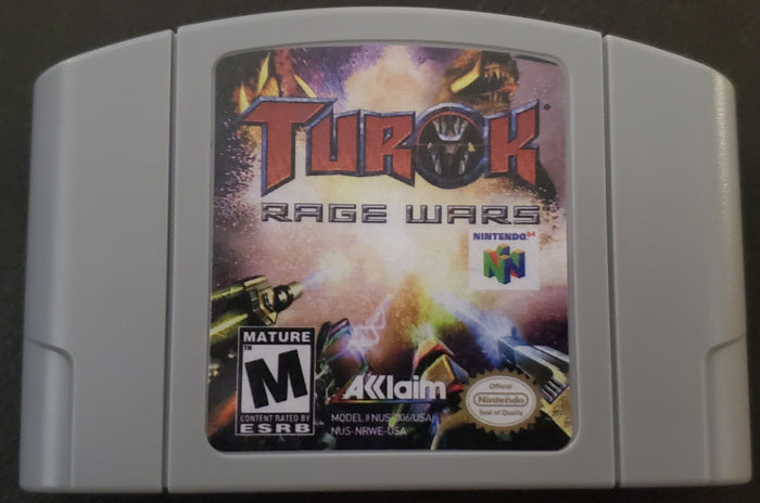 Turok Rage Wars N64 Nintendo 64 Video Game Cartridge 1999 by VintageVideoGameStore