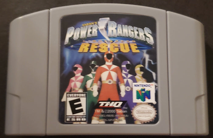 Power Rangers Lightspeed Rescue N64 Nintendo 64 Video Game 2000 by VintageVideoGameStore