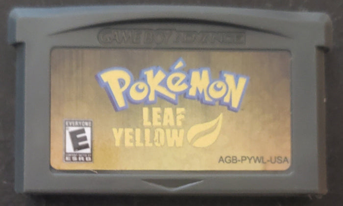 Pokemon Leaf Yellow GBA ROM Hack Video Game Custom Gameboy Advance by VintageVideoGameStore