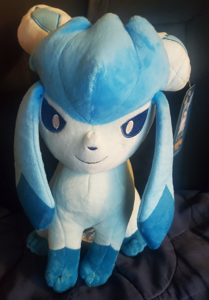 Pokemon Glaceon Plush Soft Stuffed Doll Toys Cute 25 CM Kids by VintageVideoGameStore